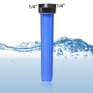 housing filter biru 20 inch ( in out 1/4 inch )