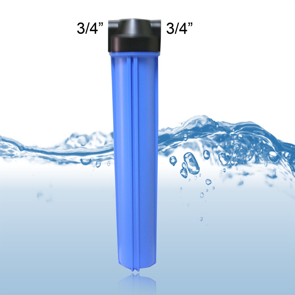 housing filter biru 20 inch ( in out 3/4 inch ) housing filter biru 20 inch ( in out 3/4 inch )