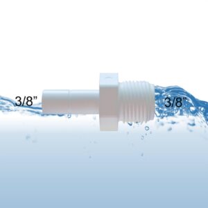 male stem connector 3/8 inch 3/8 inch