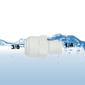 male connectors 3/8 1/4 quick connect