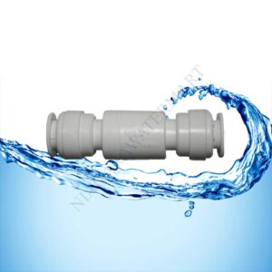 union conektor dengan check valve 3/8