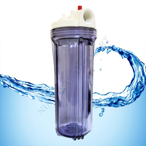 housing filter transparan with pressure release ( in out 3/4 inch ) housing filter transparan with pressure release ( in out 3/4 inch )