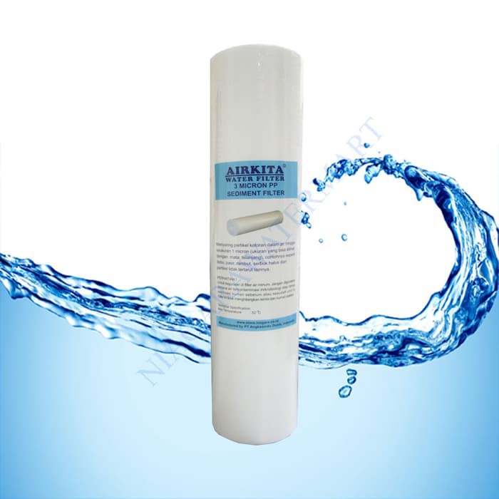 filter sediment air kita 3 micron 10 inch seri biru