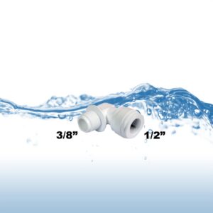 male elbow 1/2 3/8 quick connect