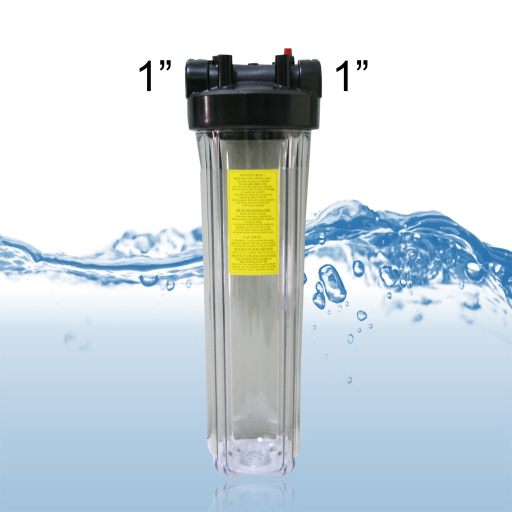 housing filter transparant 20 inch big clear in out 1 inch housing filter transparant 20 inch big clear in out 1 inch