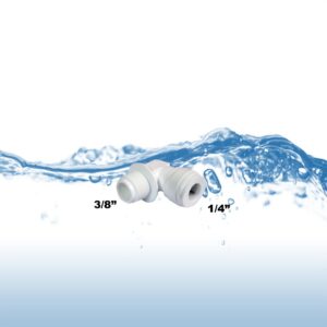 male elbow 1/4 3/8 quick connect