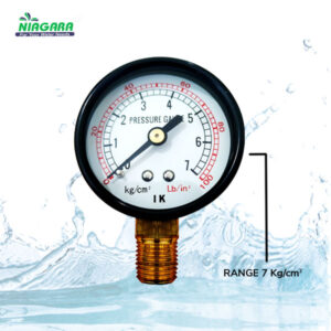 pressure gauge pengukur tekanan air 7kg/cm2