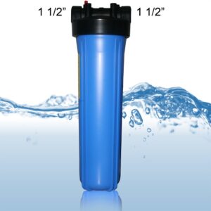 housing filter big blue 20 inch in out 1 1/2 inch