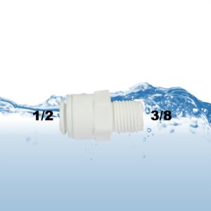 male connectors 1/2 3/8 quick connect