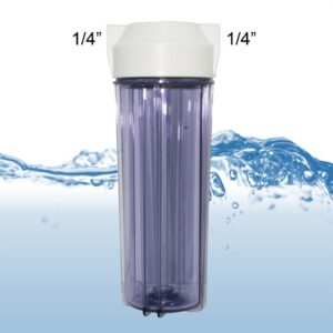 housing filter air 10'' transparant 1/4 model ekonomis