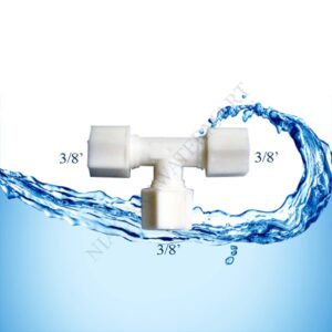 union tees/konekting t model jaco fitting drat 3/8 inch 3/8 inch 3/8 inch