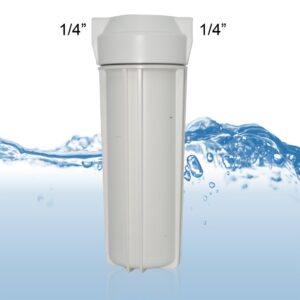 housing filter air 10'' white 1/4 model ekonomis