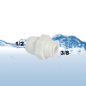 male connectors 3/8 1/2 quick connect