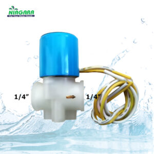solenoid dc 12v in out npt drat dalam 1/4 inch