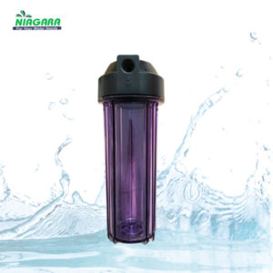 housing filter air transparant 10 inch in out 1/4 inch